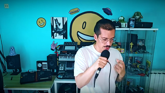 I wanted to go on a specific path because I believe that a live act...