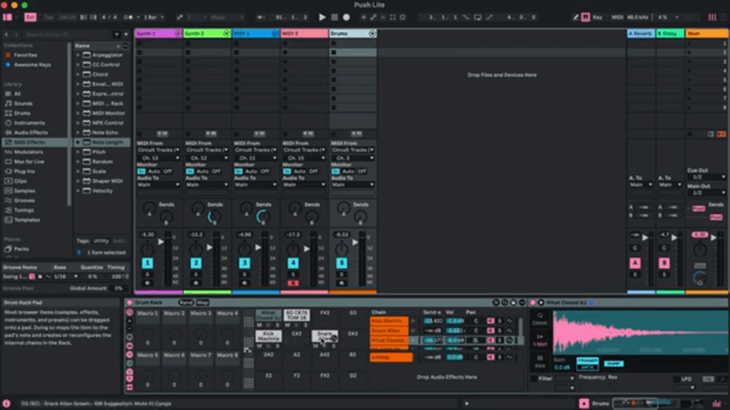 Turning Tables with soulbrixofficial: Circuit Tracks to Ableton Push Conversion