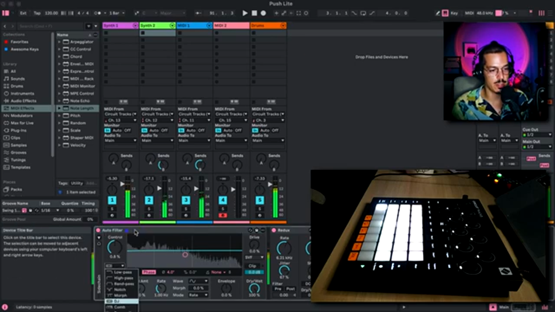 Basically it allows for you to replicate the master filter effects so if I do this yeah.