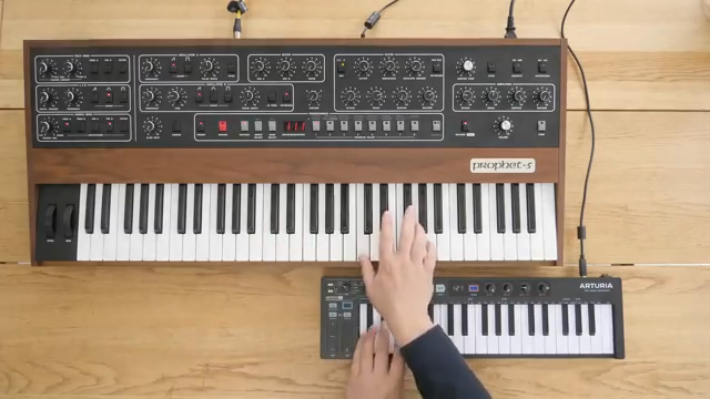 The Prophet 5 is really difficult to do comparisons with again software.