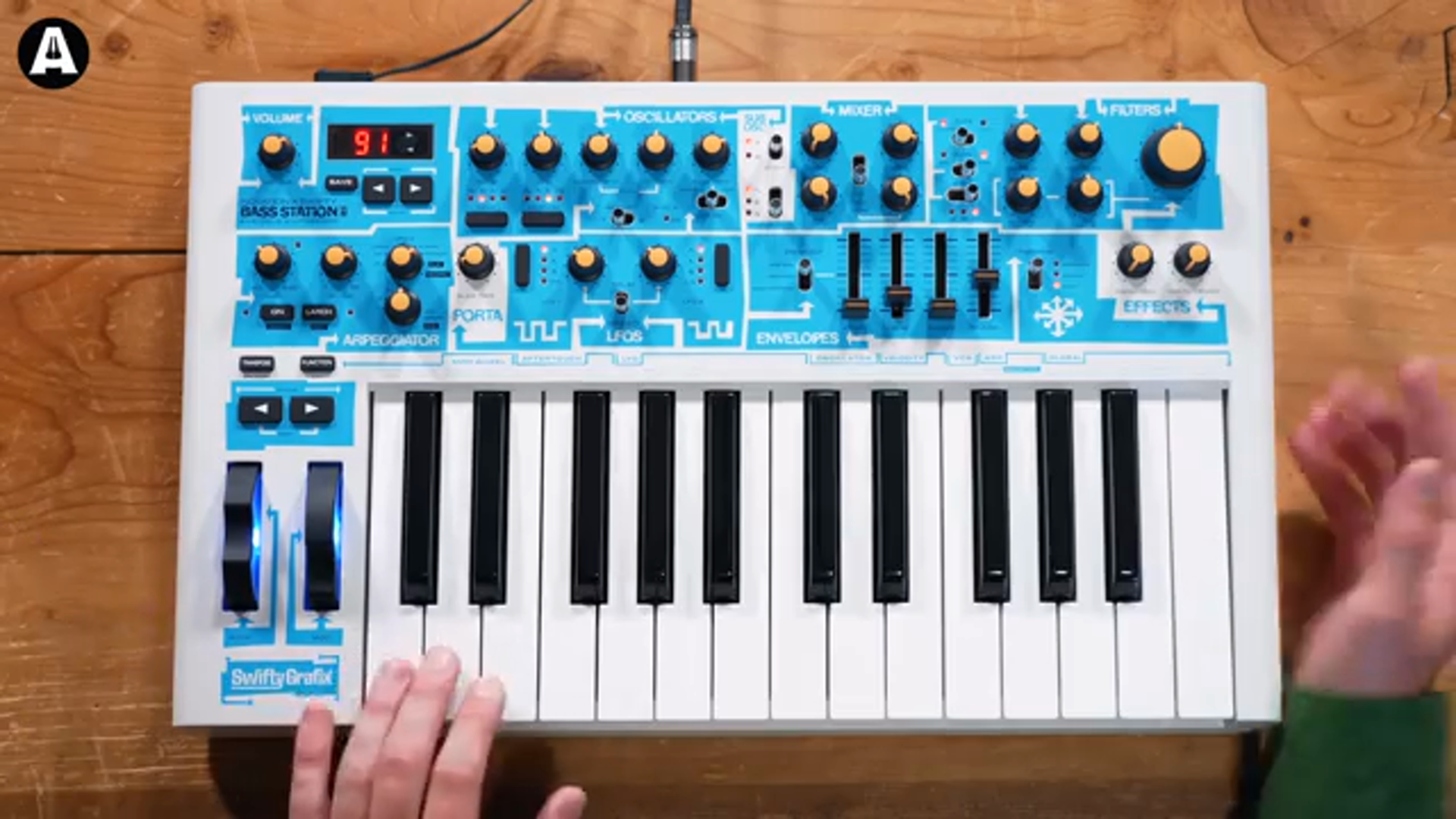 It's just a simple monosynth, but it can do all of this.
