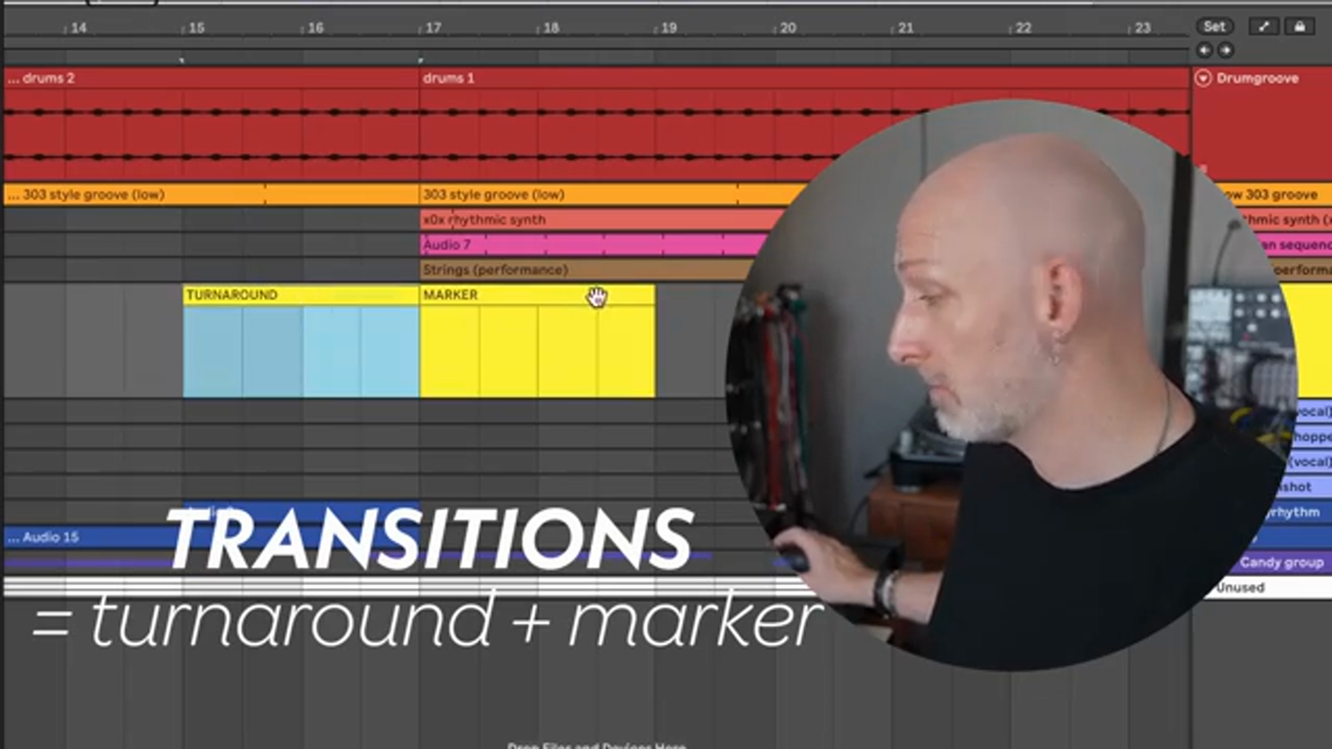 The turnaround is something that signals that we're reaching the end of a section.