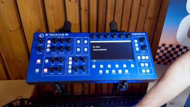 There's me saying the words 'groove synthesis' into it. It's not a sample, it's actually the words 'groove synthesis' analyzed and made…
