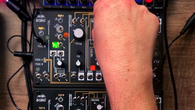 This overtone knob over here lets me add in harmonics.