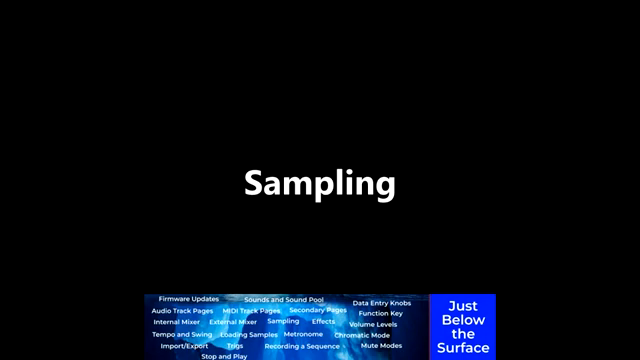 The Digitakt has great sampling capabilities.