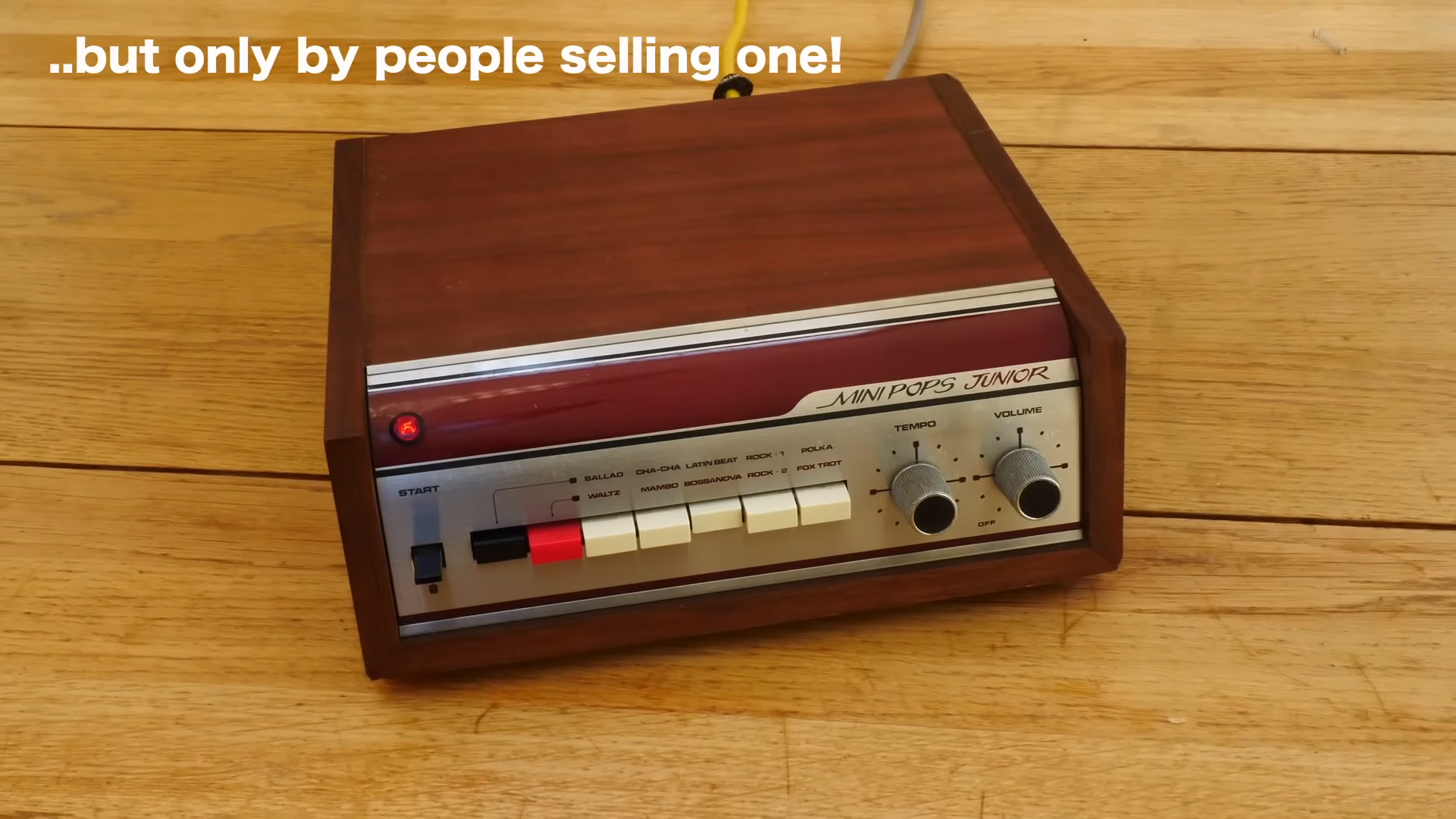 that only makes about five weird but charming analog pops and fizzes.