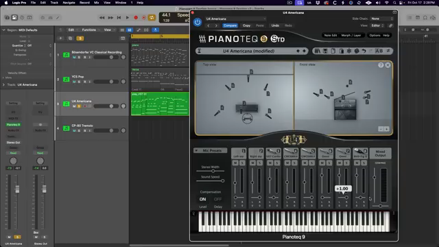 I want to narrow the stereo image and bring in some more punch and definition into the center.