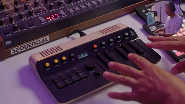 I love having it this way in a hardware where like you're pressing notes and everything's really straightforward.