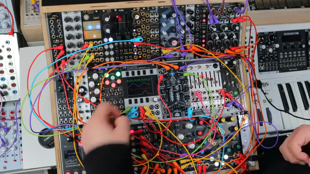 Have an envelope come into the pitch of the second oscillator, giving it that kind of drum-like laser sound.