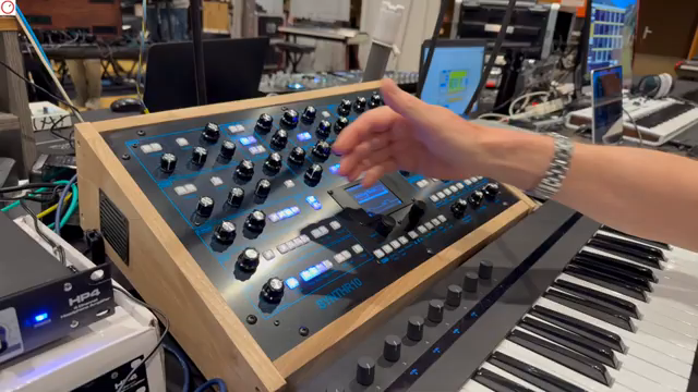 We have one global LFOs, one LFOs which is on the pitch of the VCOs.