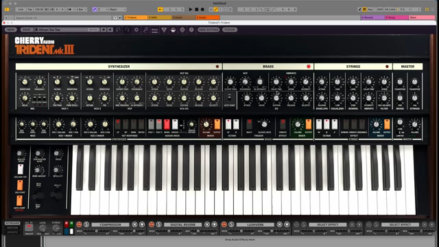 I consider myself a synth player not a brass section.