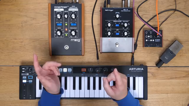 They've got no harmonic relationship, which is why you get weird sort of clangy sounds.