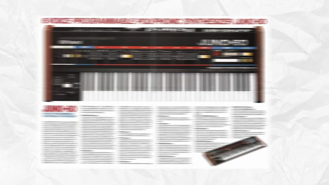 The keyboard I've been using recently I bought in '83 when recording the crackdown, the Roland Juno 60.