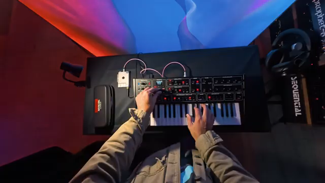 ...while we're listening to my first ever interaction with the synthesizer.