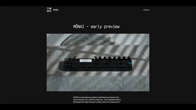 It seems that there will be a direct competitor to the OP1 and OPXY coming out in 2026 called the Monai by Void 9.