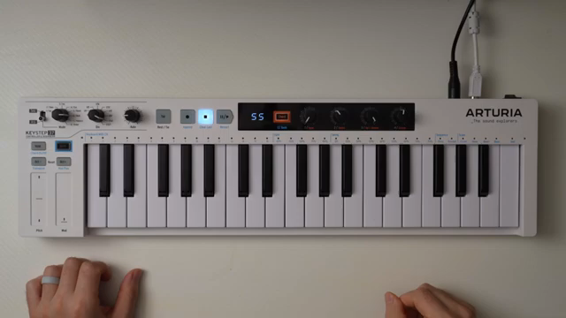 This is the keystep 37 from Arturia and it's probably my favorite midi controller ever.