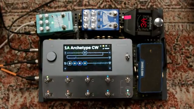 The fun thing about this pedal board is actually that it was built right here at Sweetwater.