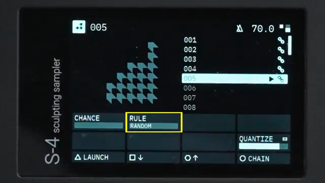 Now I'm gonna choose a rule. This is very much like Ableton follow actions if you're familiar with that.