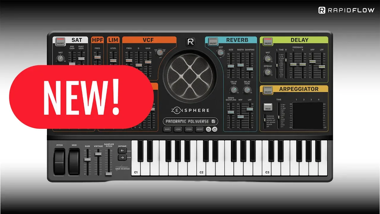 Exploring the Sound Universe of Zensphere with RapidFlow_Shop