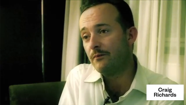 And his way of moving the crowd is by bringing them into his world, I think.