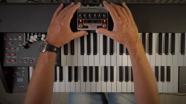 You're going to have to use a third party overdrive pedal between the organ and the rotary to achieve those kinds of overdriven crunchy…