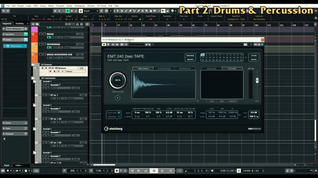 I'm just going to have one reverb that I use on the mix for everything because that's the way they would have done it back in the day.
