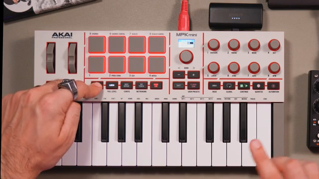 One more advanced feature of the ARP we have on the MPK4 is mutate, which will create a type of variation on our already arpeggiated…