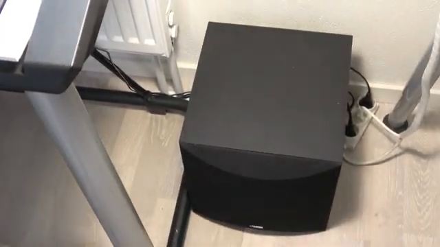 It's a subwoofer. This is a Yamaha unit.