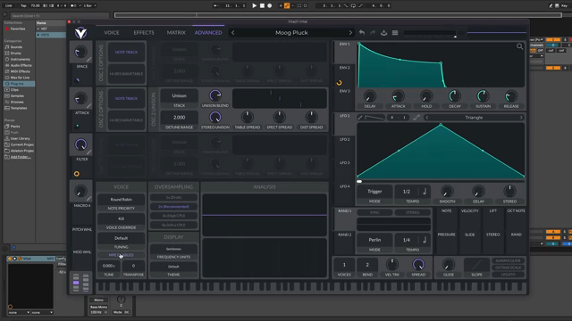 As soon as you enable MPE mode on Vital, you should already have per key pitch bend, but at least in my experience, nothing was pre-mapped…