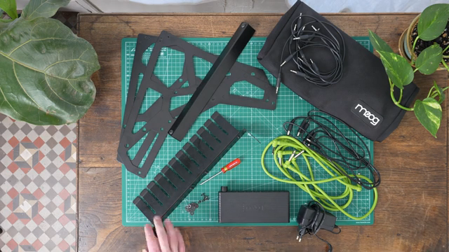 Patch cable organizer attaches to the rear of the system for easy access to your patch cables at all times.