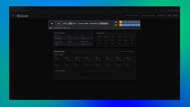 Qu-Bit’s Bloom Sequence Editor: Fractal Sequencing, Now in Your Browser