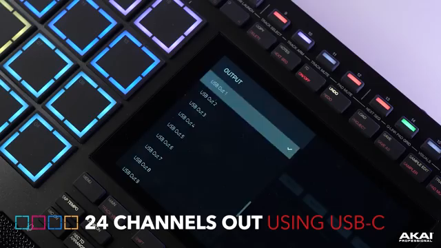 MPC Live 3's new USB-C port allows you to route up to 24 channels of audio directly in and out of the MPC, which is perfect for tracking…