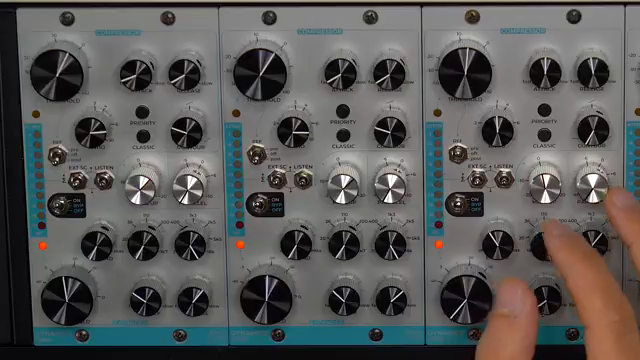 So the attack and release time are very short and this is what basically contributes to the saturation of the signal.