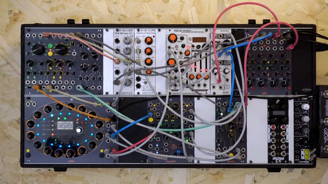 This creates a layered, non-aligned phrasing, almost a phase shifting effect.