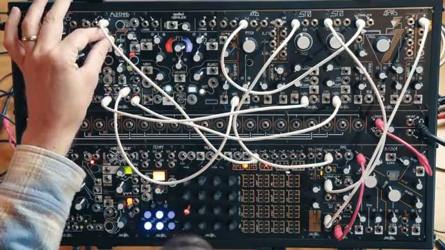 Let's knock them out of phase, meaning that each of the channels will be delayed to a differing amount.
