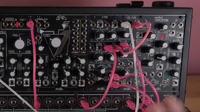 As I increase the crossfade position, we'll hear balanced modulation.