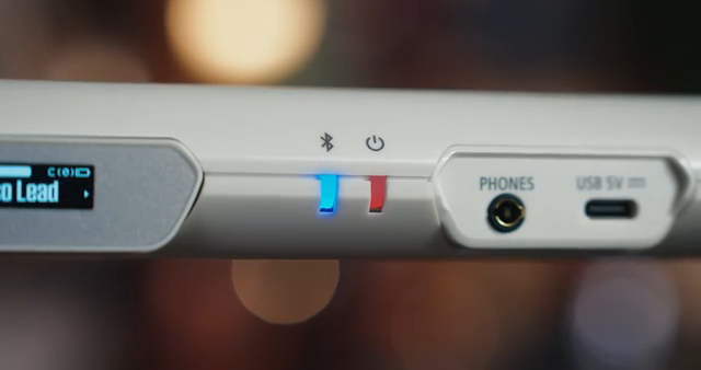 The Presa supports both Bluetooth and USB MIDI, so you can connect wirelessly to apps, pedals, or mobile sound tools.