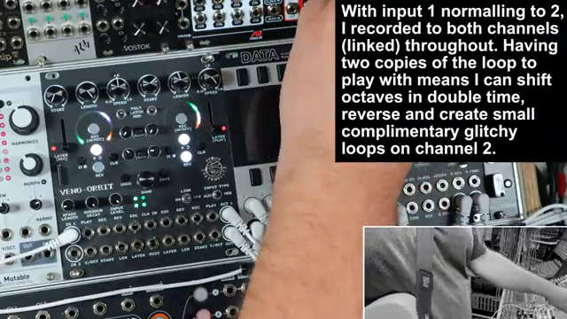 Now here I'm using the Veno Orbit, it's a bit like a granular kind of drone or grainy cloud generator.