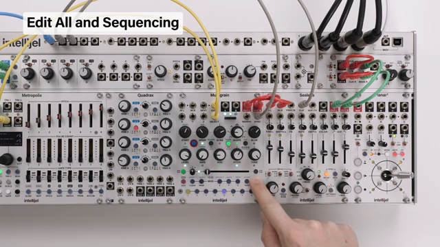 And now all of our sounds are quantized to octaves and fifths.