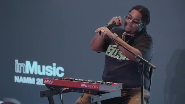 All the sounds I'm using are the sounds that's just right here built into the MPC.