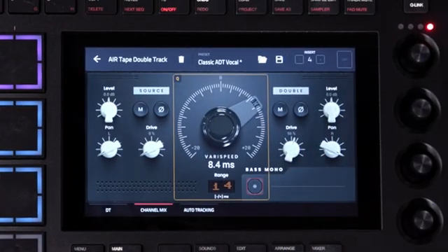 If it's going to double, if you have drums and the low end starts to get out a phase, we're able to turn that and engage it and tighten up…