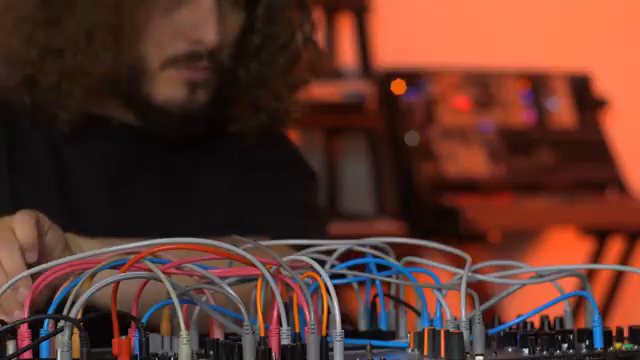 The track is built on a 30 second tape loop, where I recorded four different tracks, all performed with the Osmos By Expressive E.