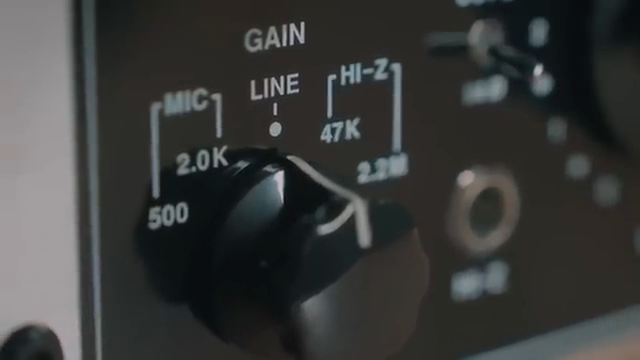There's a two-band shelving equalizer with switchable filters so you can shape the tone even further.