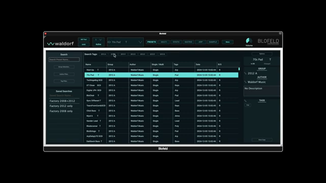 WaldorfMusicChannel Blofeld Plugin: Preset Browsing and Sound Management, Reimagined