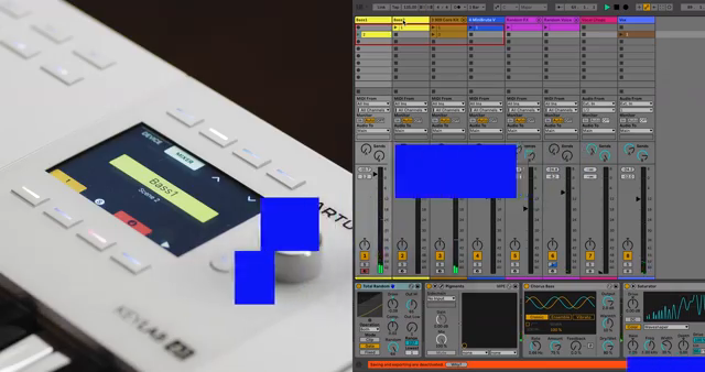 The faders and knobs on the Keylab MK3 offer comprehensive control over both device parameters and mixer settings.