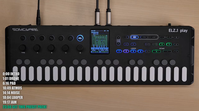The Ambient Preset Patch Collection brings together four types of layered patches. Drone, Pad, Atmos and Noise into one palette.