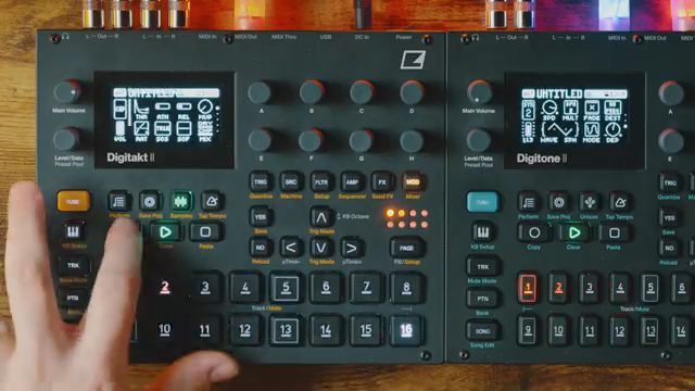 This rhythm that we got going on is now being side chained.