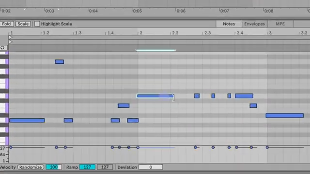 But we've also recorded all the expressiveness delivered by Osmose.