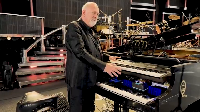 I can actually do the whole Queen show with this one keyboard because it has the regular—it has a great piano sound and a weighted touch so…