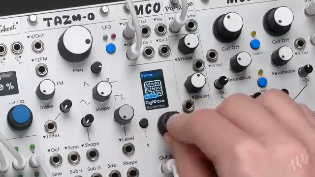 Once a favorite setting has been dialed in it's easy to save for future recall in any of the 32 user preset slots.
